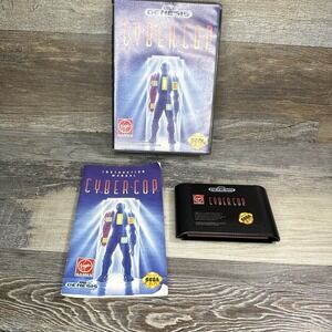 Cyber Cop (Sega Genesis, 1992) Complete With Manual
